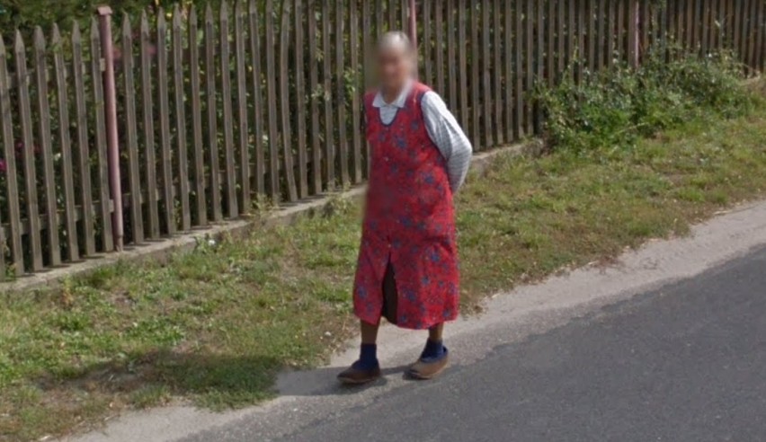 Mieszkańcy gminy Grębocice w obiektywie Google Street View