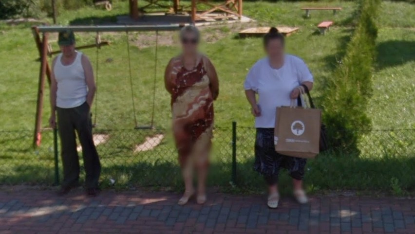 Mieszkańcy gminy Grębocice w obiektywie Google Street View