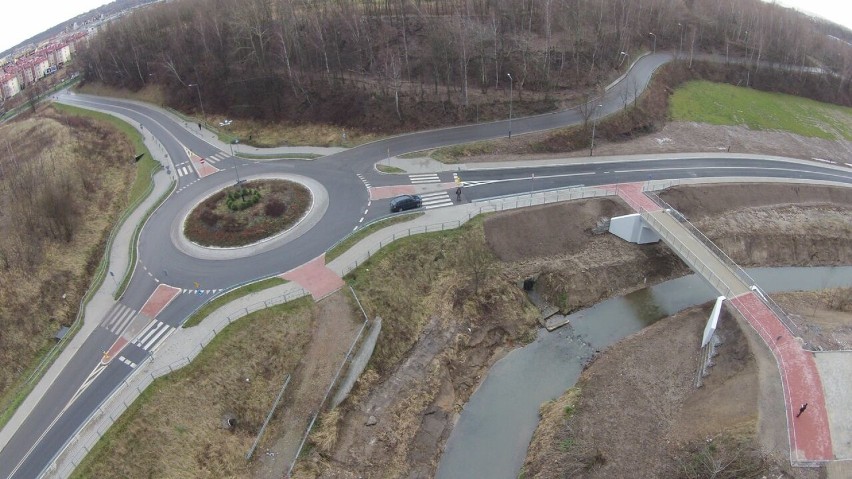 Kraków. Nowy układ drogowy przy Centrum Jana Pawła II [ZDJĘCIA, WIDEO]