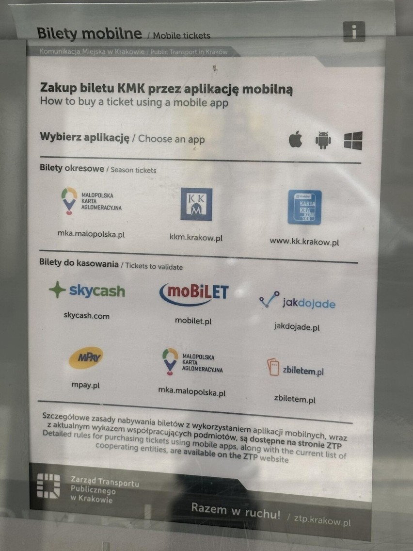 W dalszym ciągu dla pasażerów do zakupu krótkoterminowych...