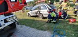 Zderzenie bmw i mazdy w Łupowie. Jedna osoba trafiła do szpitala