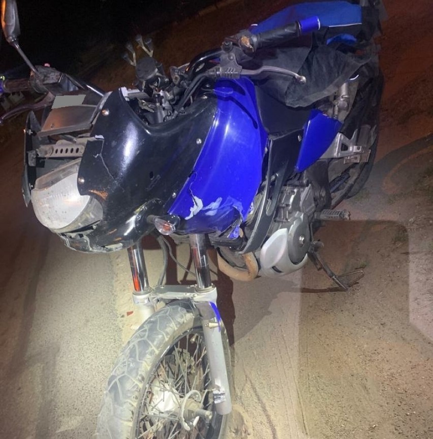 Zderzenie samochodu osobowego z motocyklem w Miliczu