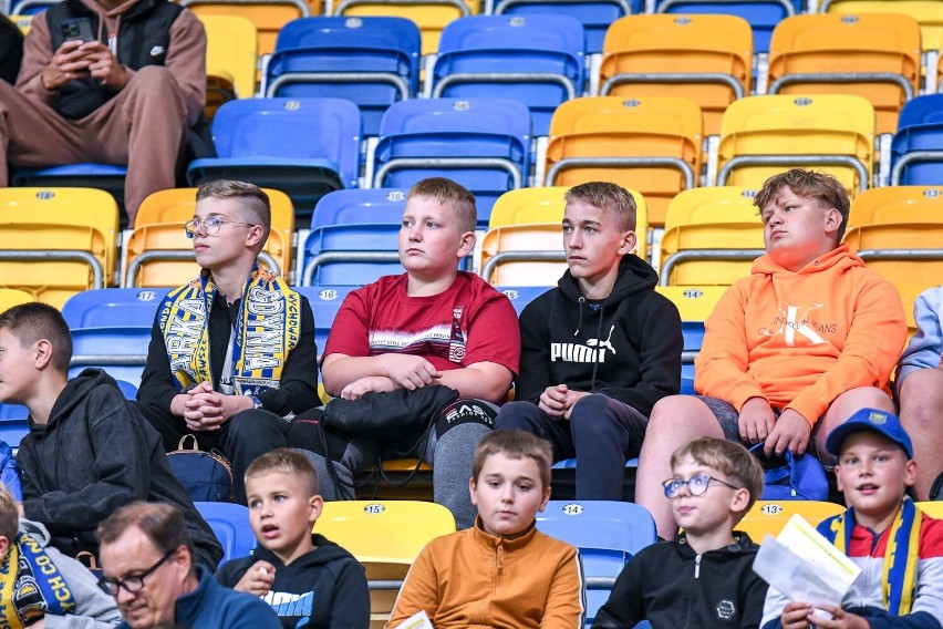 Kibice na meczu Arka Gdynia - Górnik Łęczna (1.09.2022)