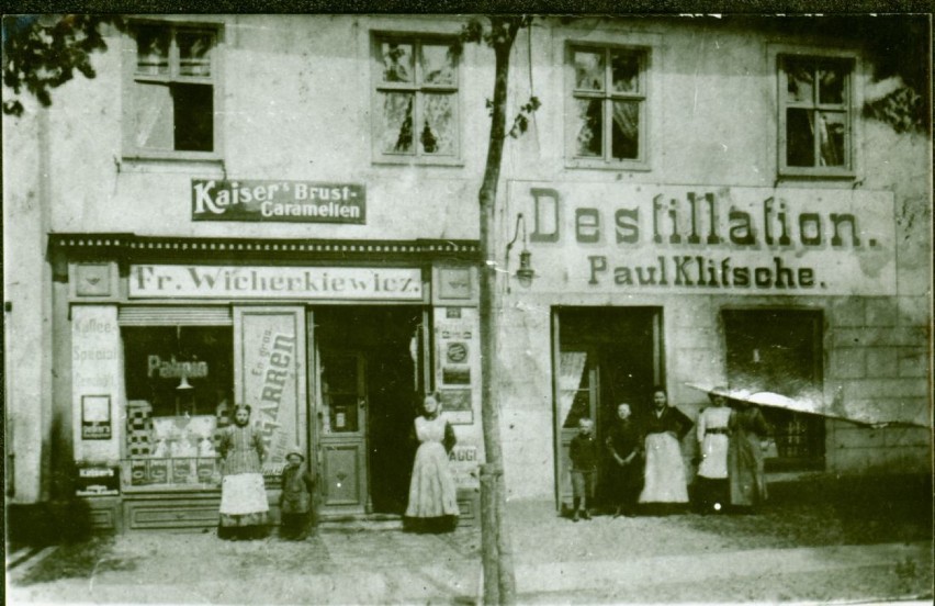 Sklepy przy zdunowskim Rynku przed I wojną światową