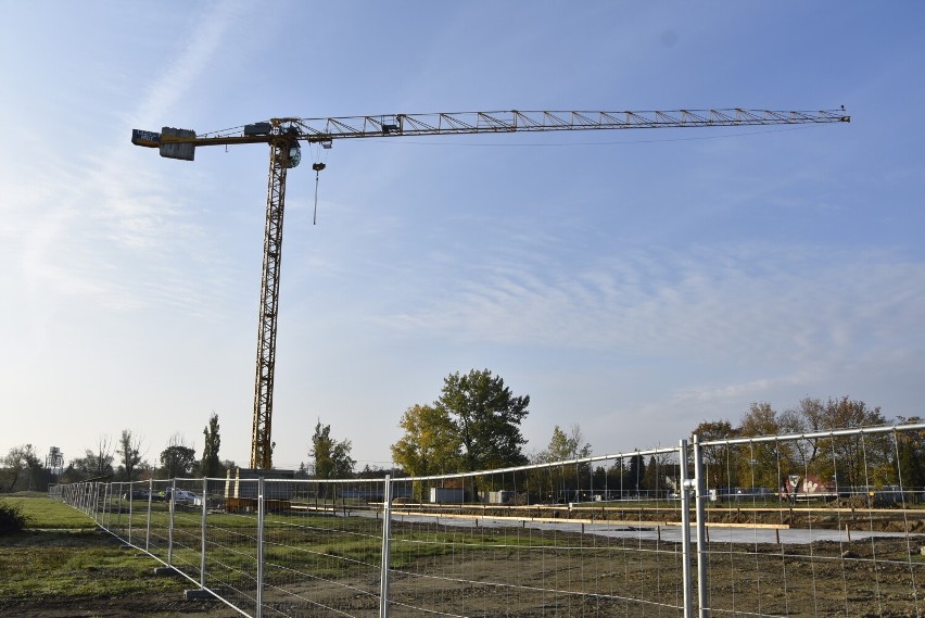 Tak wygląda obecnie stan rozbudowy stadionu...