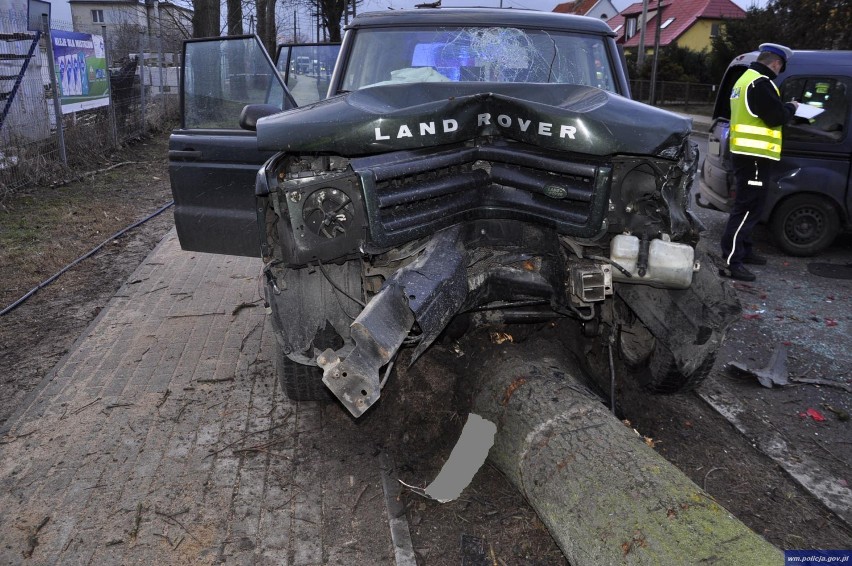 Wypadek w Piszu. Zderzyły się dwa samochody
