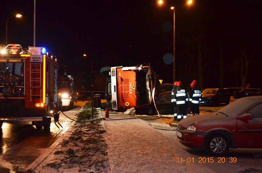 Powiat drawski: Wypadek pojazdu pożarniczego!