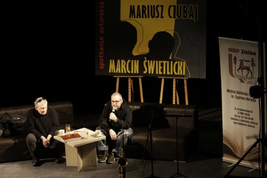 Złotów - podwójne spotkanie autorskie: Marcin Świetlicki i Mariusz Czubaj