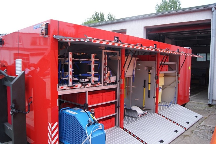 Sprzęt dla strażaków z KM PSP w Koninie