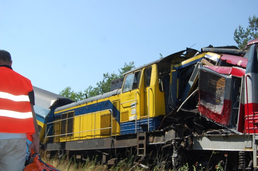 Katastrofa kolejowa w Korzybiu. Ranni byli opatrywani też w Sławnie