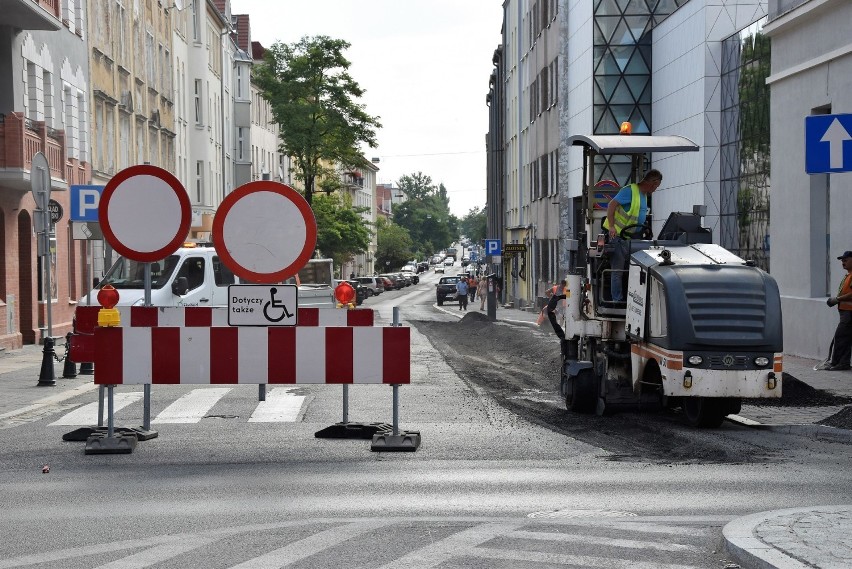 Zamknięta ul. Kośnego w Opolu