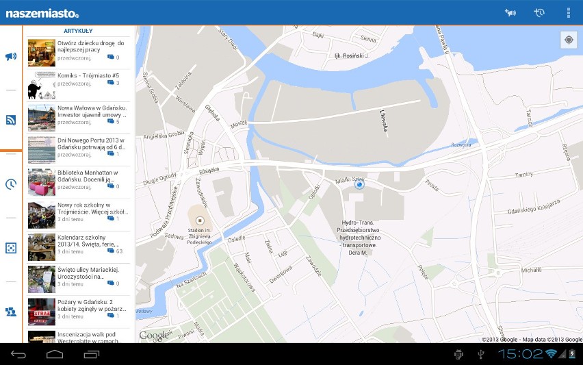 Aplikacja Nasze Miasto jest dostępna na Androida.