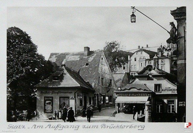 Lata 1915-1925. Wlot na drogę do mostu św. Jana w Kłodzku