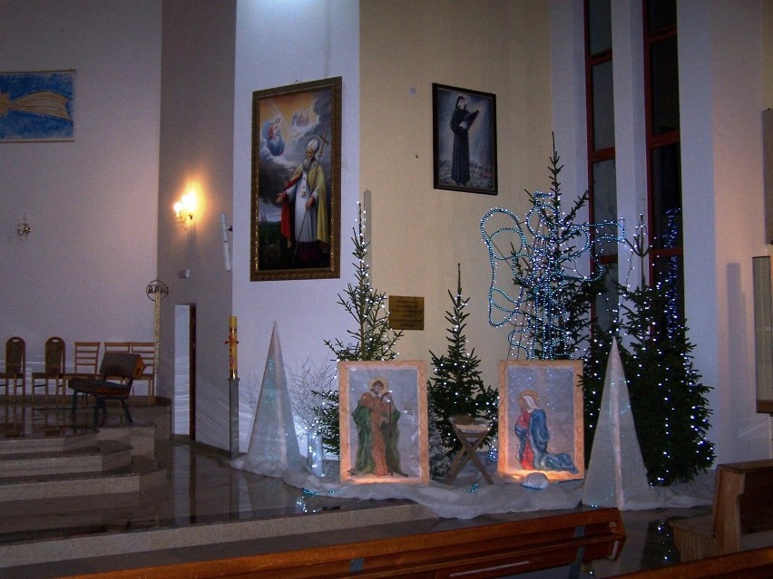 Szopka bożonarodzeniowa w kościele p.w. Świętego Bogumiła w Kole