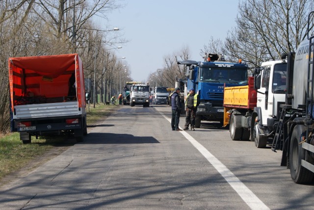 Utrudnienia na dk 8, w dalszym ciągu trwa remont.