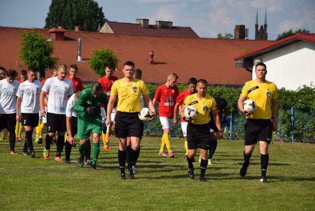 Kadry z meczu 27. kolejki rozgrywek o mistrzostwo IV ligi Pogoń Świebodzin vs Tęcza Krosno Odrzańskie