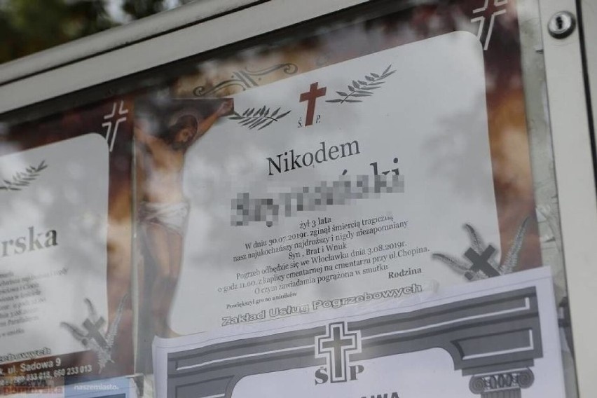 3-letni Nikodem z Włocławka zmarł w wyniku znęcania się nad...