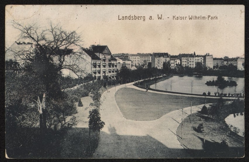 Landsberg mógł pochwalić się pięknymi parkami i zielonymi skwerami. Zobacz jak wyglądały
