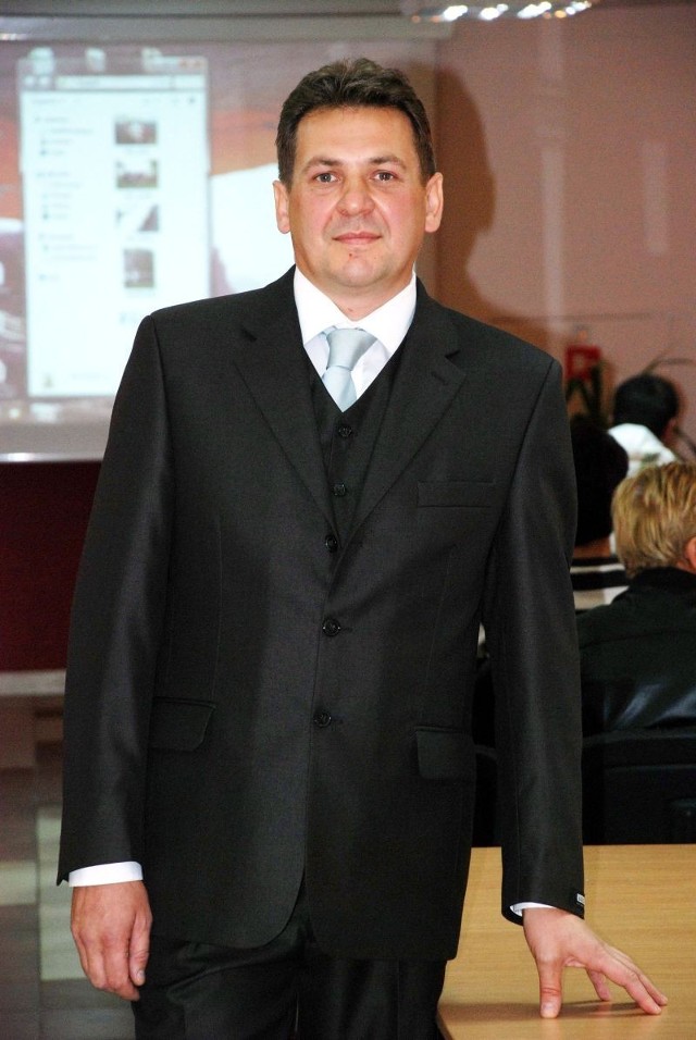 Arkadiusz Słowiński, burmistrz Lubania