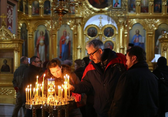 Uczestnicy spaceru z przewodnikiem CIT odwiedzili cerkiew prawosławną w Piotrkowie