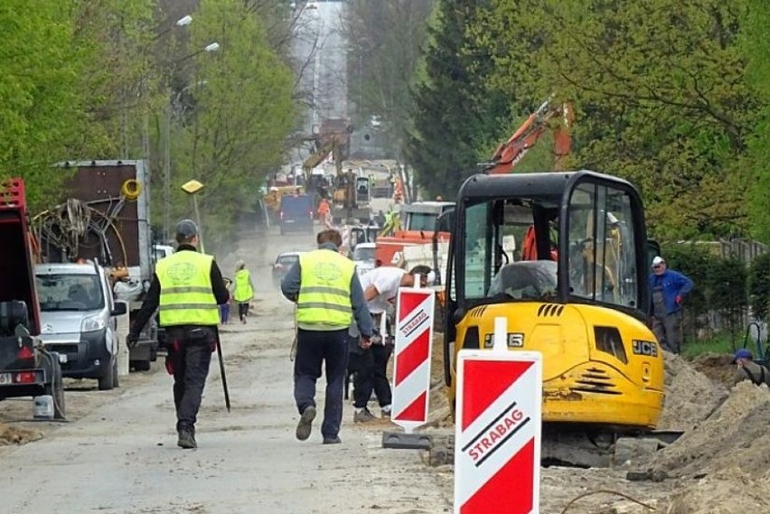 Trwa przebudowa na ulicy Szydłowieckiej.