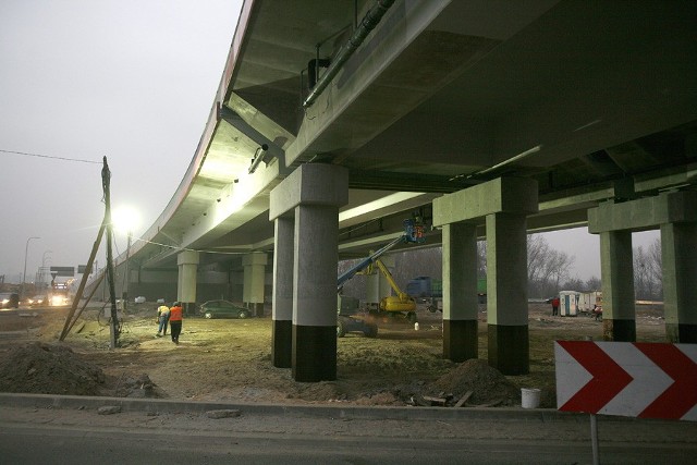 Roboty na odcinku A1 w Piekarach są już na finiszu