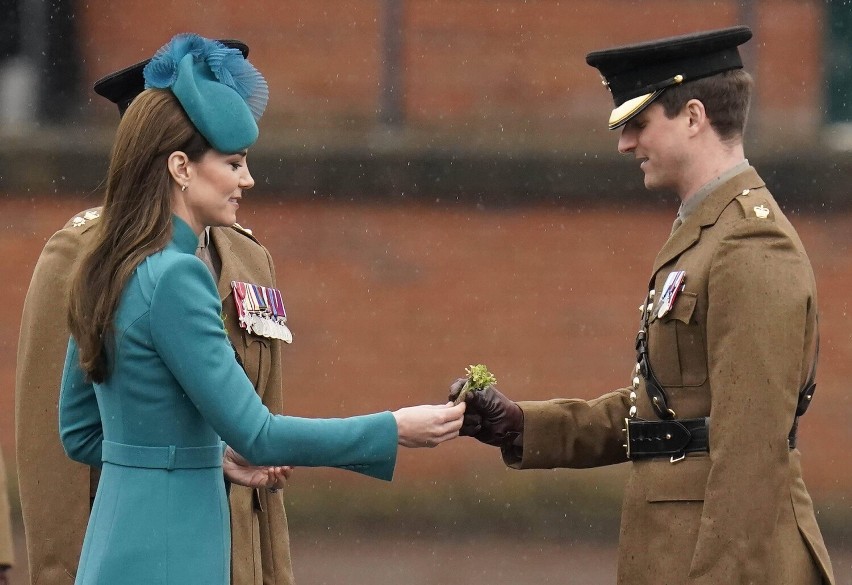 Księżna Kate podczas obchodów Dnia Świętego Patryka w...