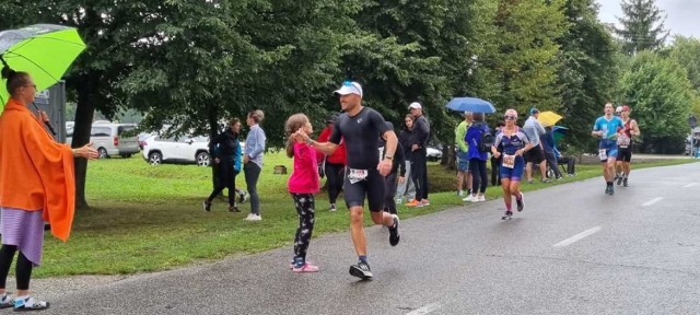 Łukasz Machowski pokonał pełny dystans triathlonu na Węgrzech