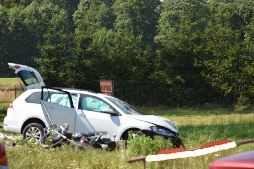 Śmiertelny wypadek w Górze Motycznej koło Dębicy [ZDJĘCIA]