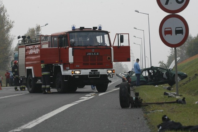 Wypadek na obwodnicy Legnicy