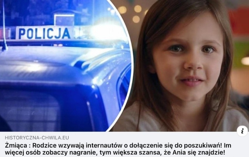 Zaginęła dziewczynka z powiatu? Uwaga na oszustów. Apel Policji