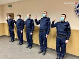 Pięciu nowych policjantów w Mysłowicach. Złożyli ślubowanie, teraz czas na szkolenie 