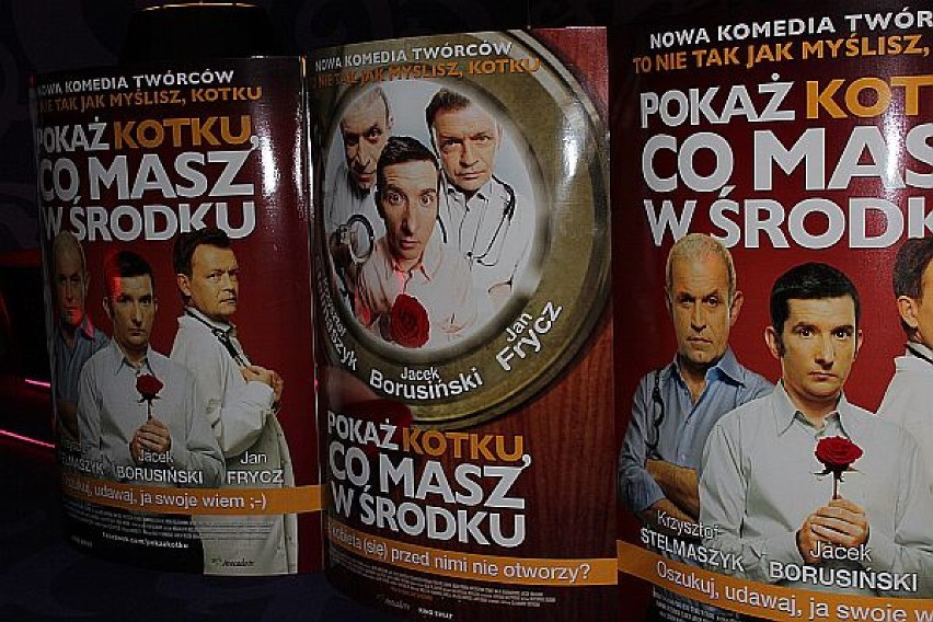 plakat "Pokaż kotku co masz w środku"