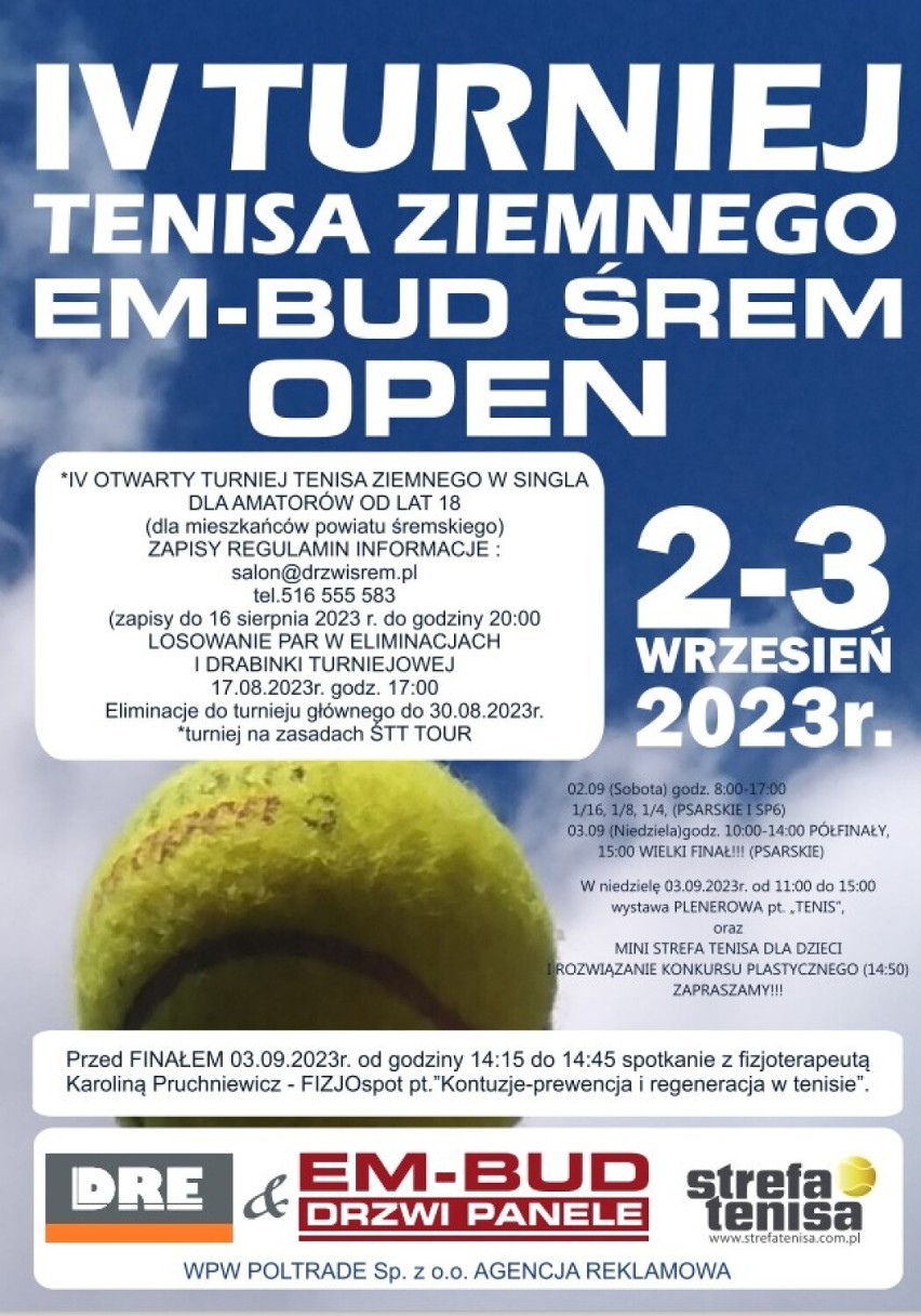 IV Turniej Tenisa Ziemnego EM-BUD Śrem Open