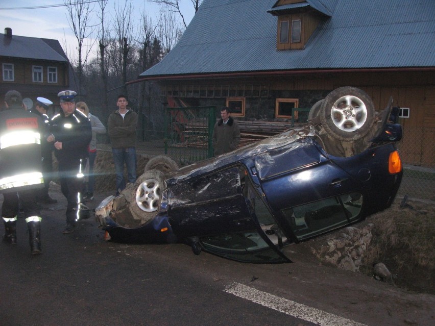 Groźny wypadek w Bukowinie Tatrzańskiej [ZDJĘCIA]