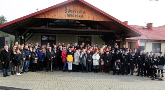 Uroczystość odbyła się przy świetlicy wiejskiej w Wołuszewie