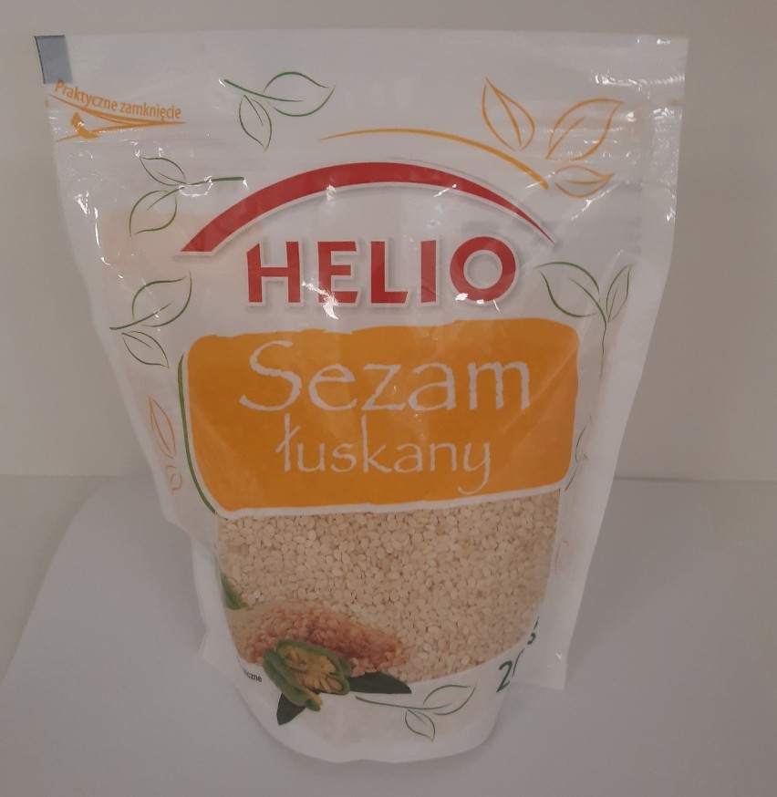 Sezam łuskany HELIO, 200 g
Zagrożenie:
W próbce sezamu...