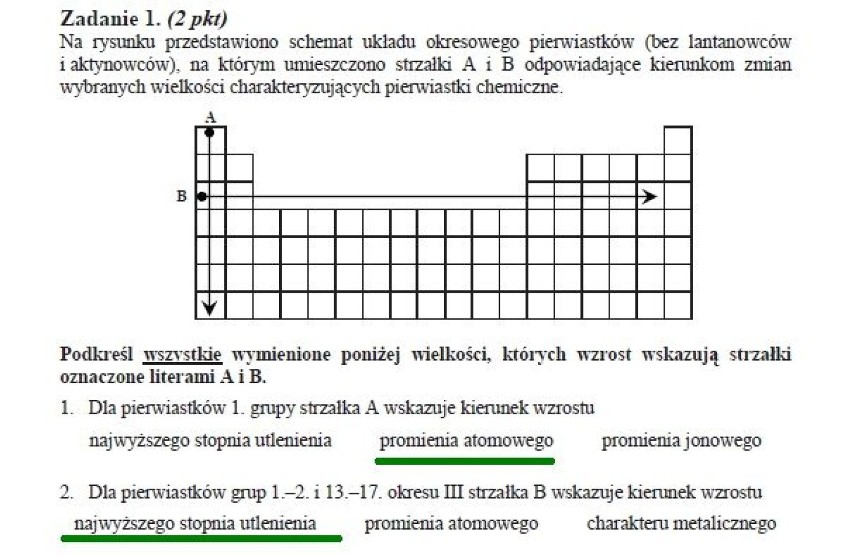 MATURA 2014 CHEMIA (P. ROZSZEZRZONY) - ARKUSZ CKE, ZADANIA,...