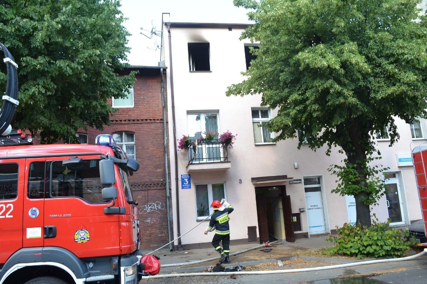 Starogard pożar: Spaliło się mieszkanie na Gdańskiej