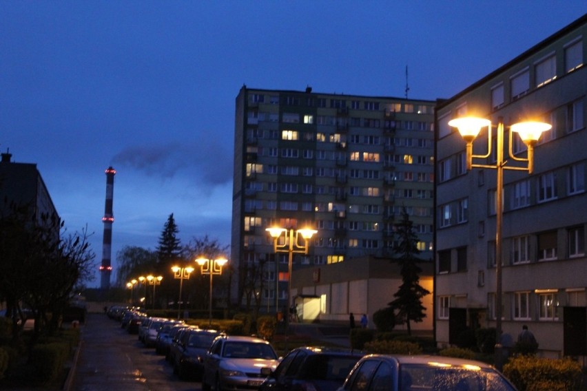 Gniezno: osiedle Piastowskie z wymienionym oświetleniem