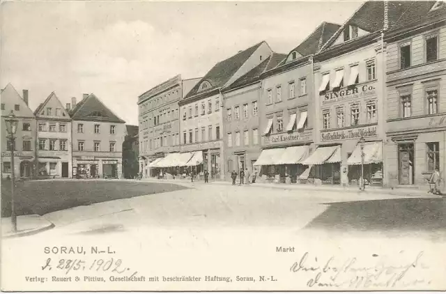 Centrum Żar i słynny Rynek, na którym handlowano w dni targowe