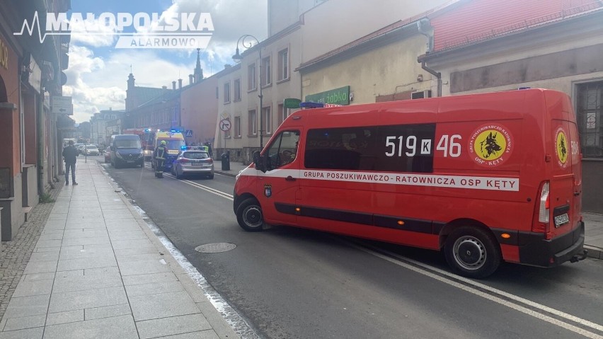 Na ul. Kościuszki w Kętach doszło do wypadku z udziałem...