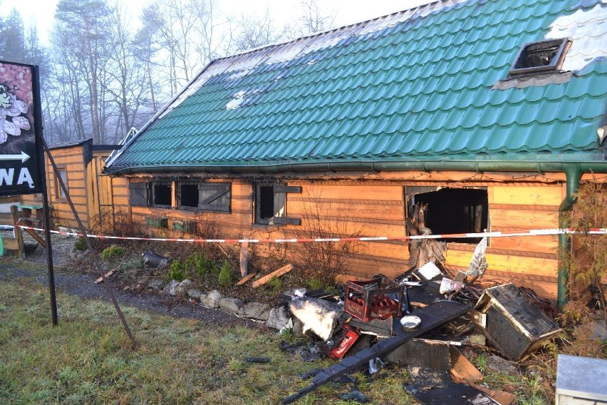 Pożar zajazdu w Rybniku