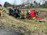 Śmiertelny wypadek w miejscowości Grudna (gmina Szczerców), ZDJĘCIA, VIDEO,  AKTUALIZACJA