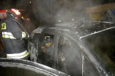 W nocy spłonęły w Legnicy dwa samochody