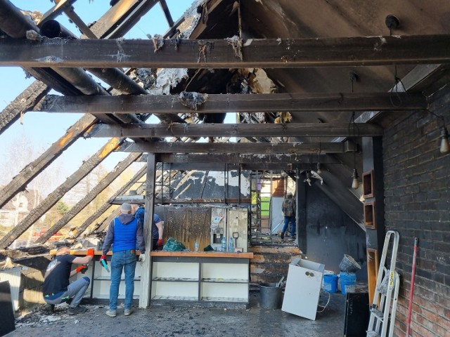 W nocy 19 marca doszczętnie spłonęła stolarnia w Mszanie w gminie Brodnica