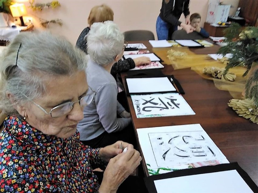 Zajęcia w japońskim stylu w Dziennym Domu "Senior Wigor" w Złotowie