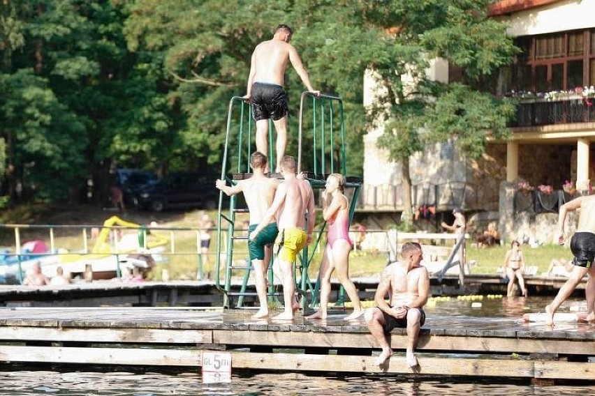 Wysokie temperatury i piękna pogoda sprawiły, że staszowskie...