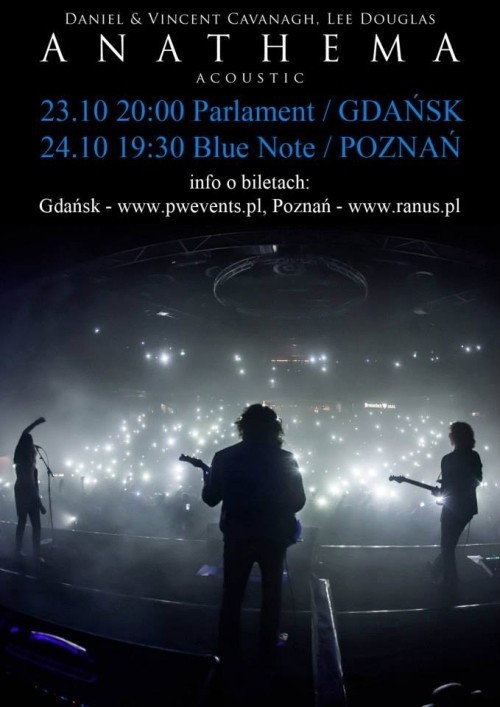 Anathema w Poznaniu - Akustyczny koncert w klubie Blue Note