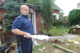 Atak na policjanta w gminie Siedlec, pod Wolsztynem
